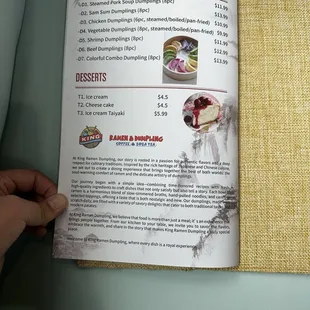 Menu page 6
