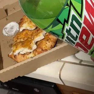 I was even happy to pick up the bottle of soda and feel how cold it still was