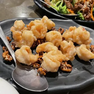 Honey walnut prawns