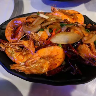 Spicy Garlic Shrimp