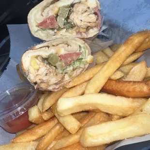 Chicken backn ranch manouwich combo