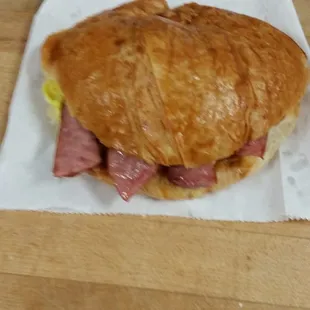 Sausage, Egg, and Cheese corssaint