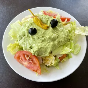 The Bombay Salad: whipped avocado with just a pinch of curry powder