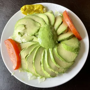 Large avocado salad