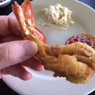 Huge, plump, shrimp fried perfectly