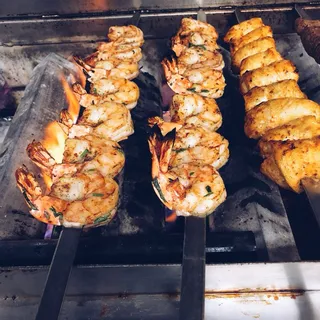 Jumbo Shrimp Kebab Plate