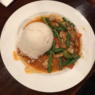 Pad Prik Khing Plate