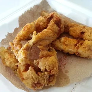 fried frog legs