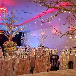 a wedding reception