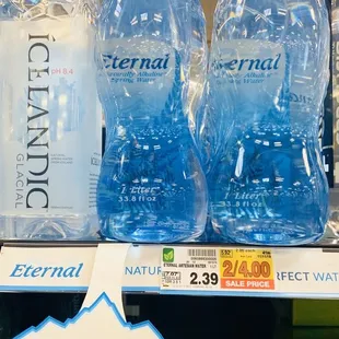 Eternal Water-Naturally Alkaline, Natural Electrolytes, Natural pH Spring Water. Available Now at King Sooper's!!