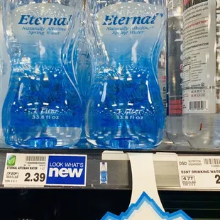 Eternal Water-Naturally Alkaline, Natural Electrolytes, Natural pH Spring Water. Aisle 10. Available Now at King Soopers!