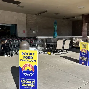 Local produce available