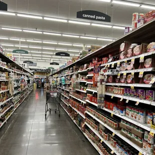 Pasta aisle