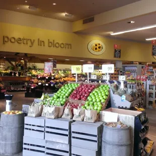 the inside of a grocery store