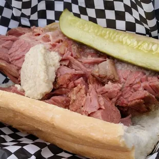 Corned Beef Sandwich w/ Horseradish...