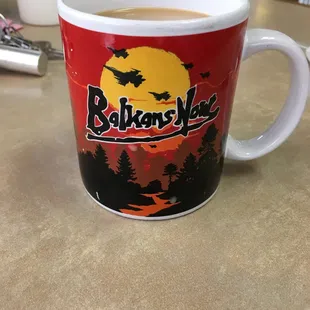 Interesting coffee mugs, different one each day