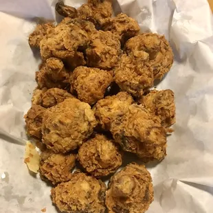 Fried mushrooms...