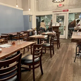 Inside looking towards front of restaurant