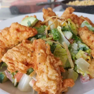 Lightly battered tenders, was alright