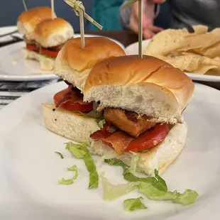 Salmon Sliders