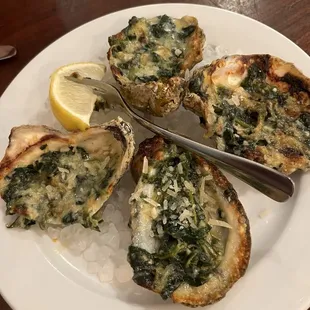 Oysters Rockefeller