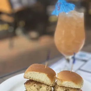 Crab cake sliders