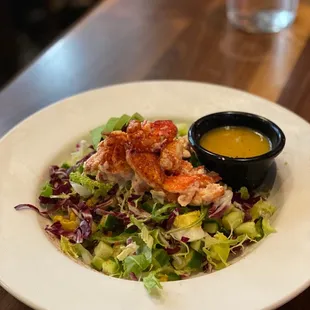 Lobster Club Salad (no bacon/dressing)