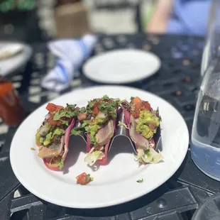 Ahi tacos