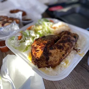 7. Blackened Tilapia Combo Plate