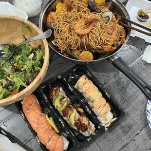 Cajun Seafood Boil DRAGON ROLL TIGER ROLL PHILADELPHIA ROLL