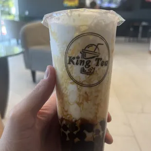 Coconut Cream Boba Milk Tea