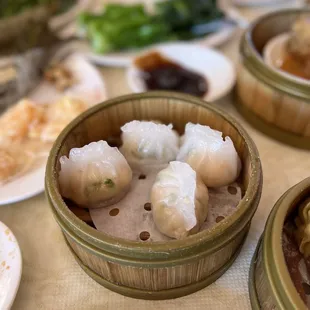 Shrimp cilantro dumplings