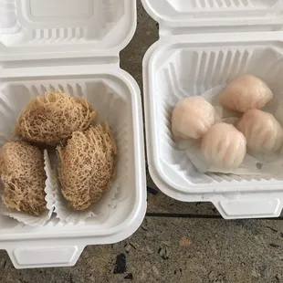 Tati puff balls and har gow