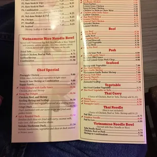 menu, sushi and sashimi