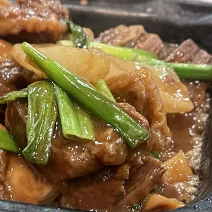 Beef Stew Rice Noodle Clay Pot