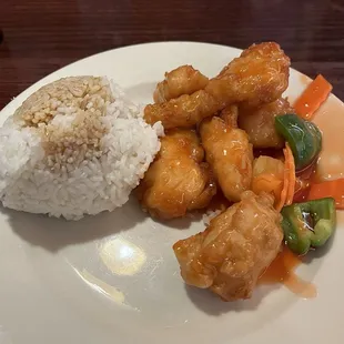 Sweet and sour chicken!