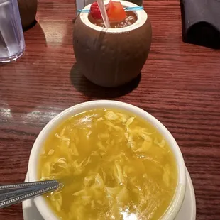 Egg drop soup!
