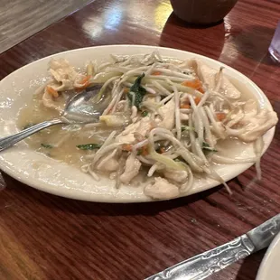 Chicken chow mein!