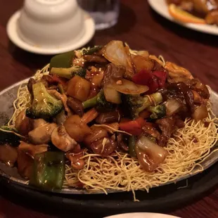Hong Kong Style beef and chicken