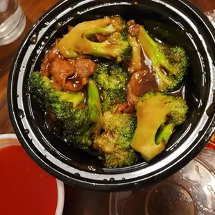 a bowl of broccoli