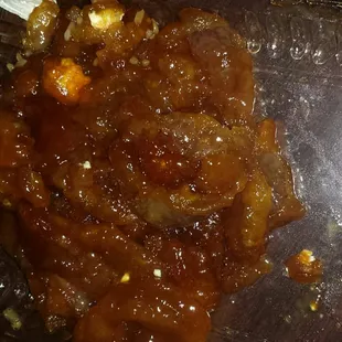 The gummy film couldn't  be swallowed which is why I had to pull it  off. Everything including the rice was sticky, not good :(