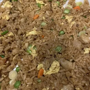 Chicken Fried Rice and Free Egg Roll