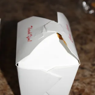 Stuffed full and taped shut!