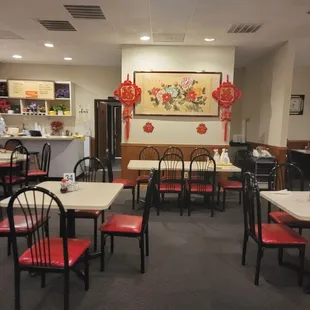 Inside the Red Chinese Place...