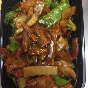 roasted pork w. vegetable