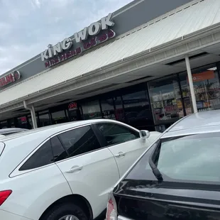 outside