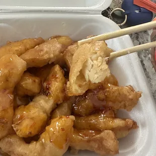 Super over-fried chicken