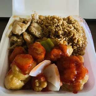 1. Sweet and Sour Chicken Dinner Combo