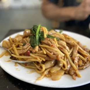 Pork with garlic sauce