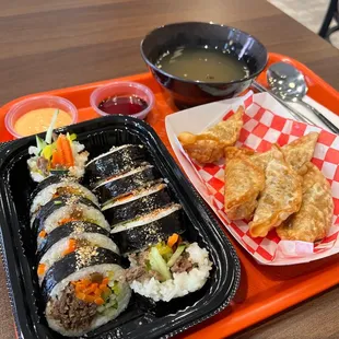 Beef KingBob and beef mandu